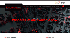 Desktop Screenshot of admanawards.com